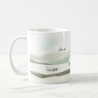 Mug Voyage gaucher de bateau de l'Alaska
