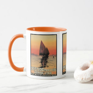 Mug Voyage Rétro, Bateaux à l'Excelsior Palace Venise