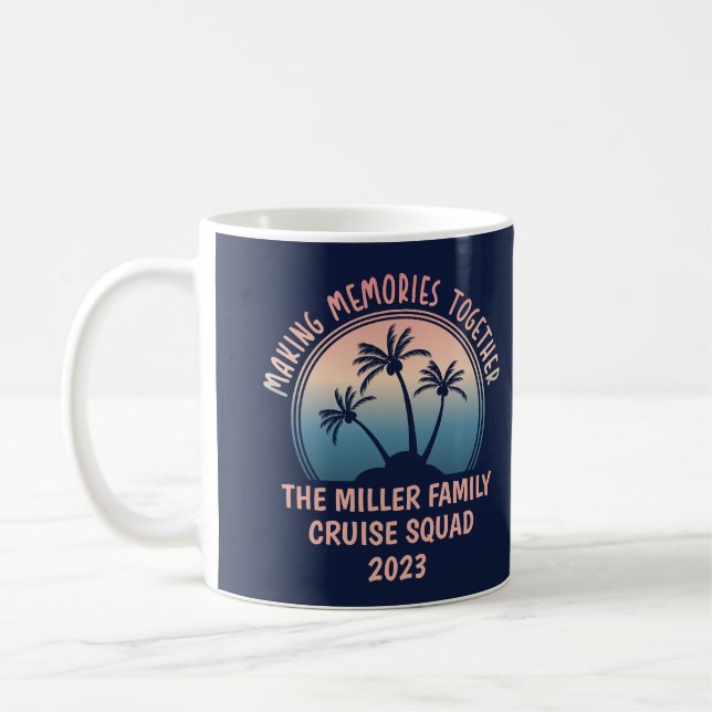 Mug Voyage sur mesure en famille Summer Beach (Gauche)