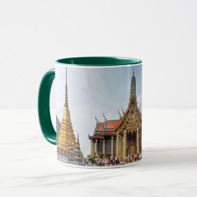 Mug Voyage Thaïlande Bangkok Grand Palais Scène (Devant gauche)