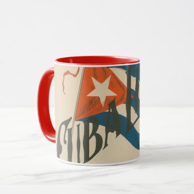 Mug Voyage Vintage à Cuba Libre (Devant gauche)
