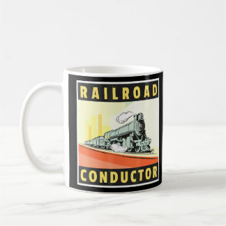 Mug Voyageur de chemin de fer Ingénieur de train Ticke