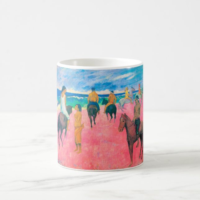 Mug Voyageurs sur la plage, Gauguin (Centre)
