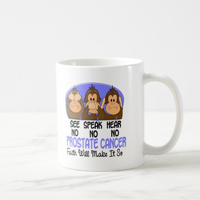 Mug Voyez que parler n'entendez aucun cancer de la (Droite)