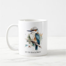 Vrai Kookaburra Bleu, personnalisé
