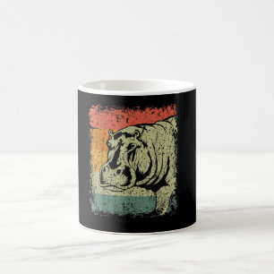 Mug Vraiment Vintage Hippopotame Hippo Hippo Lover