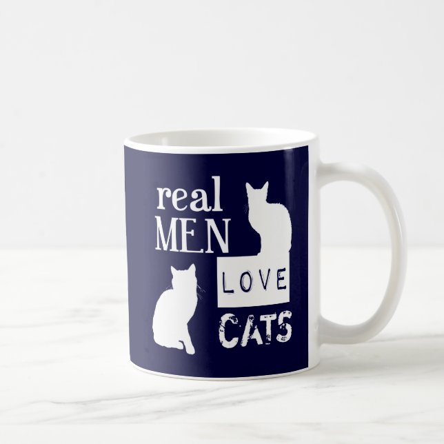 Mug Vrais chats d'amour d'hommes (Droite)