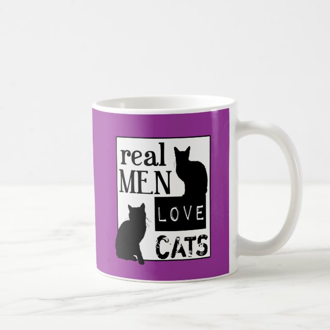 Mug Vrais chats d'amour d'hommes (disponibles dans (Droite)