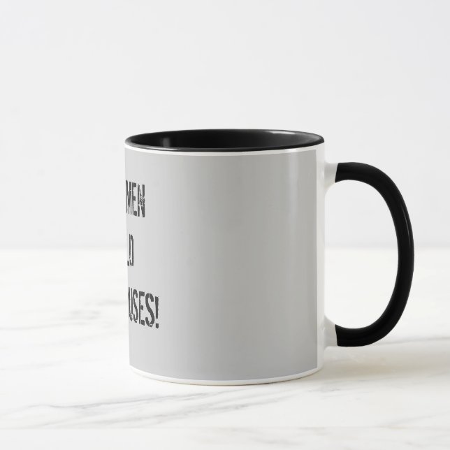 Mug Vrais dollhouses de construction d'hommes ! (Droite)