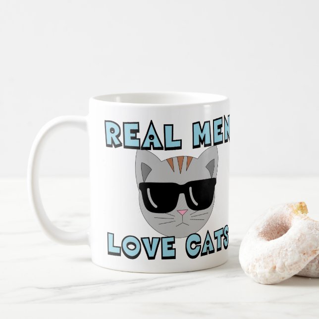 MUG VRAIS HOMMES AMOUREUX CHAUSSURES (Avec donut)