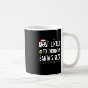 Mug Vraisemblablement De Boire Père Noël Bière Noël Bo