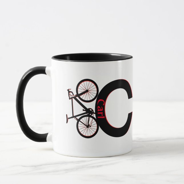 Mug VTT, descente, vélo (Gauche)
