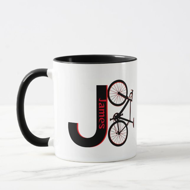 Mug VTT, descente, vélo (Gauche)