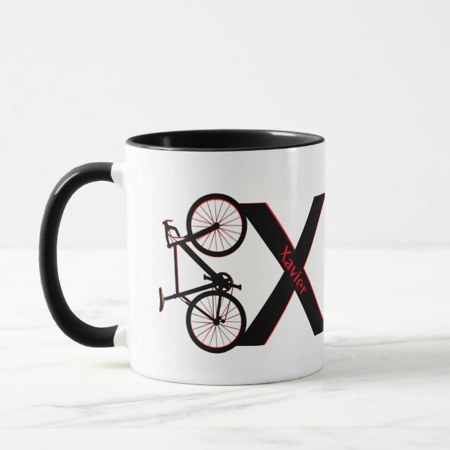 Mug VTT, descente, vélo (Gauche)