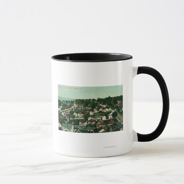 Mug Vue aérienne de la ville 4 (Droite)