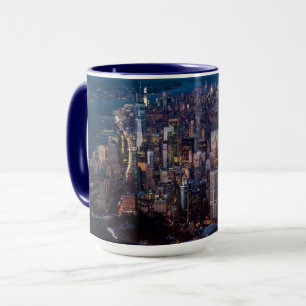 Mug Vue aérienne de Manhattan