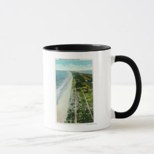 Mug Vue aérienne du front de mer
