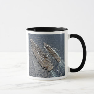 Mug Vue aérienne du porte-avions USS Ronald Reag