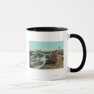 Mug Vue aérienne du WaterfrontStockton, CA