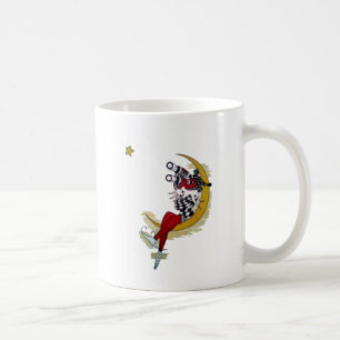 Mug Vue cosmique : Elfe sur la lune aventure