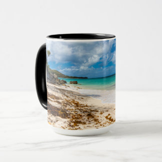 Mug Vue côtière turquoise Anse Canot Caraïbes Photo