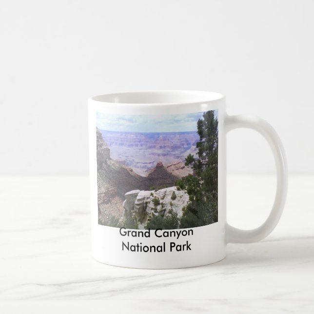 Mug Vue de canyon grand (Droite)
