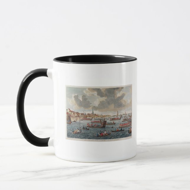 Mug Vue de Gravesend avec des troupes (Gauche)