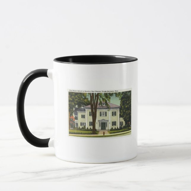 Mug Vue de la 1ère école normale en Amérique (Gauche)