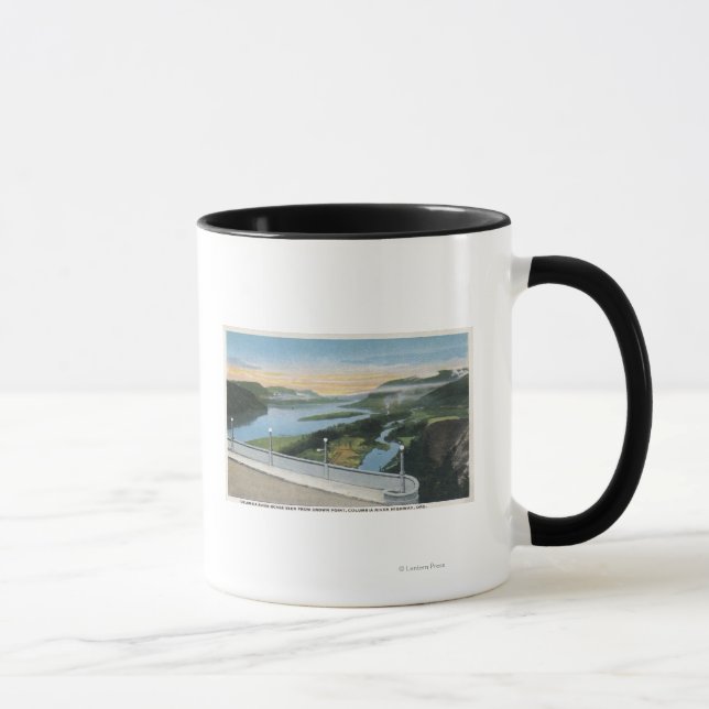 Mug Vue de la gorge du fleuve Columbia depuis Crown Po (Droite)