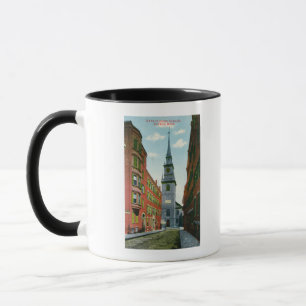 Mug Vue de la rue Salem sur l'ancien édifice de l'égli