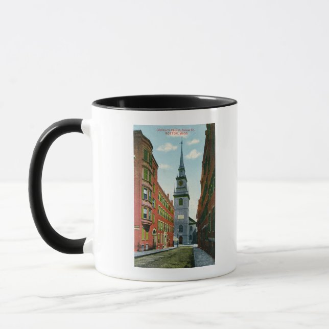 Mug Vue de la rue Salem sur l'ancien édifice de l'égli (Gauche)