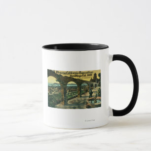 Mug Vue de la ville à partir d'une mission, Panama-CA 