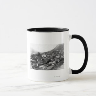 Mug Vue de la ville de Juneau, Alaska Photographie