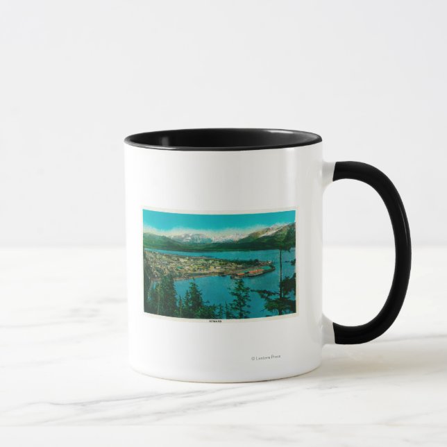 Mug Vue de la ville de Seward, AlaskaSeward, AK (Droite)
