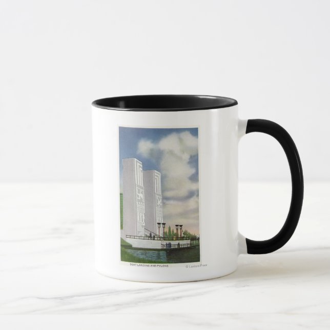 Mug Vue de l'atterrissage et des pylônes (Droite)