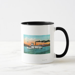 Mug Vue de l'insecte de vapeur sur le lac
