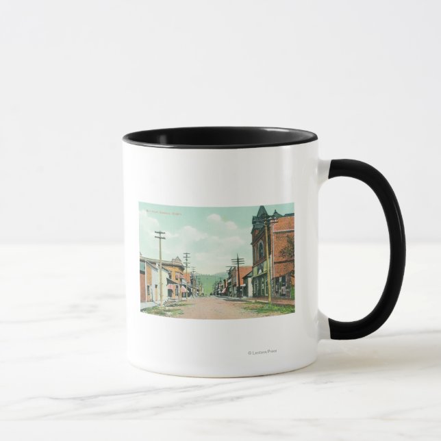 Mug Vue de Main StreetRoseburg, OR (Droite)