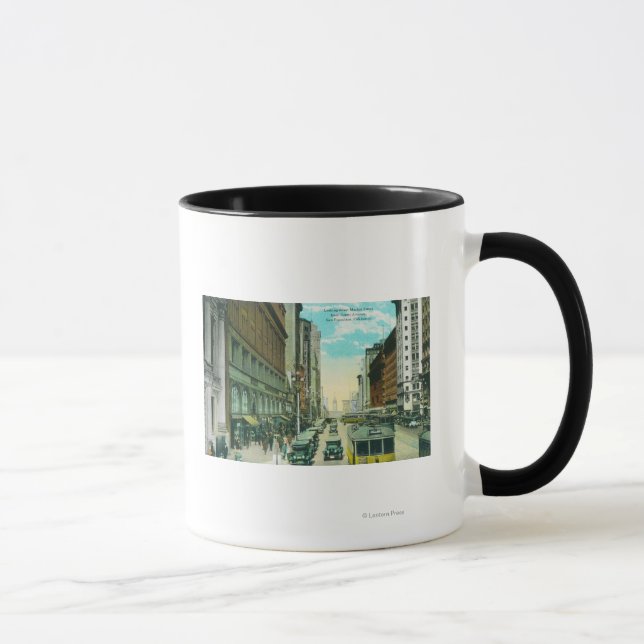 Mug Vue de Market Street de Grant Street (Droite)