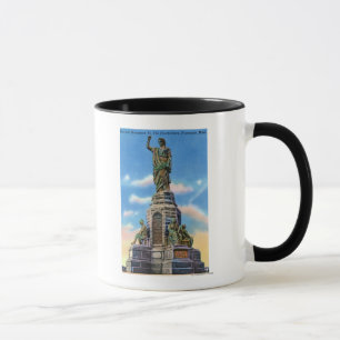 Mug Vue de monument national aux ancêtres des USA