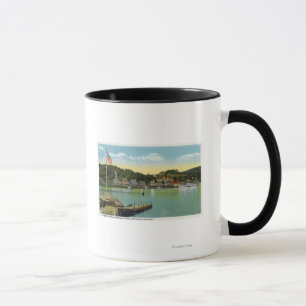 Mug Vue de parc d'Interlaken des déversoirs