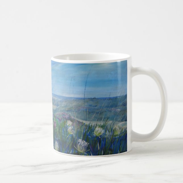 Mug Vue de plage par la bière de Melanie (Droite)