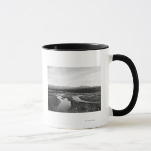 Mug Vue de ville d'Iditarod, photographie de l'Alaska