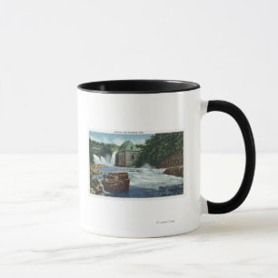 Mug Vue des chutes Rainbow et Horseshoe