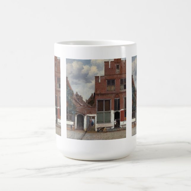 Mug Vue des maisons à Delft la petite rue (Centre)