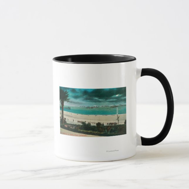 Mug Vue des navires de guerre américains dans l'océan  (Droite)