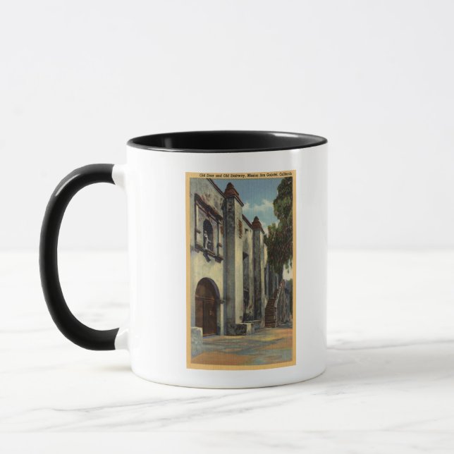 Mug Vue des portes et escaliers de la mission (Gauche)