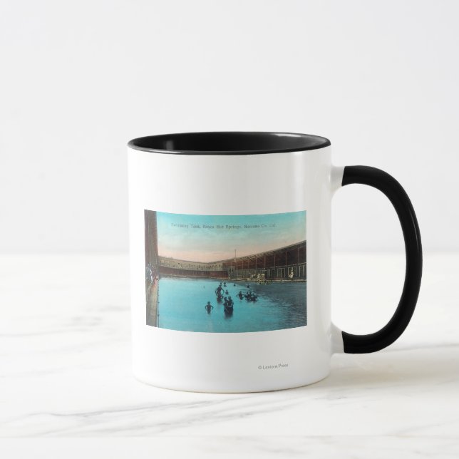Mug Vue des sources thermales de TankBoyes, CA (Droite)