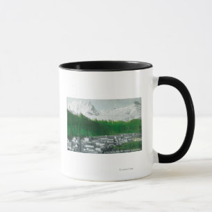 Mug Vue d'index et de Mt Persis de Mt