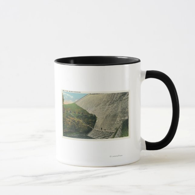 Mug Vue du barrage du réservoir Ashokan (Droite)