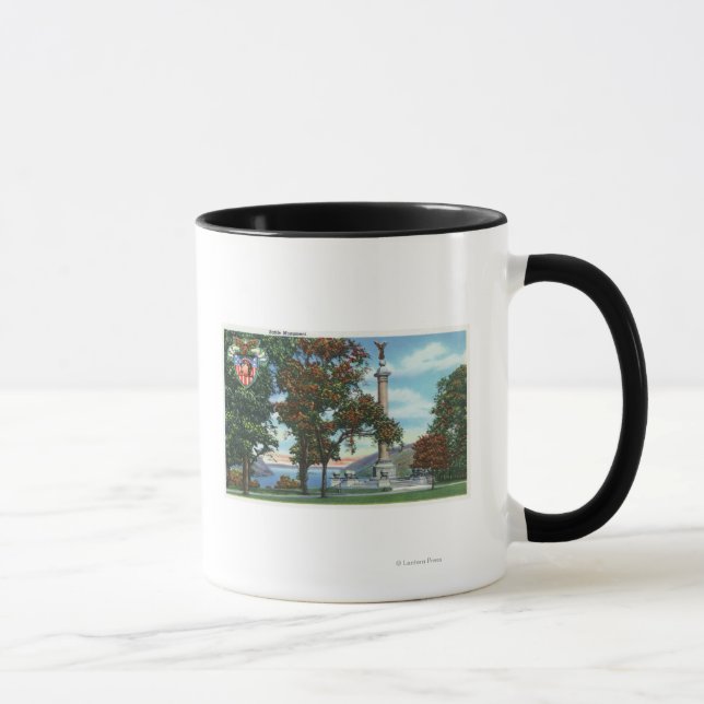 Mug Vue du monument de la bataille (Droite)